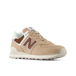 New Balance: Коричневые кроссовки 