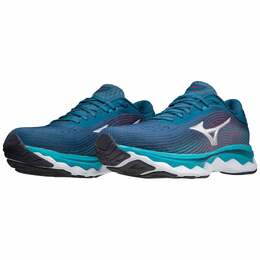 Mizuno: Голубые кроссовки 