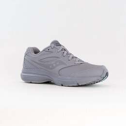 Saucony: Серые кроссовки 