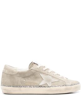 Golden Goose: Серебристые кроссовки 