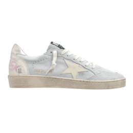 Golden Goose: Серебристые кроссовки  Ball Star