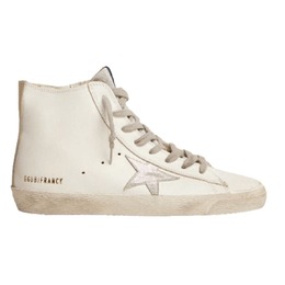 Golden Goose: Серебристые кроссовки  Francy