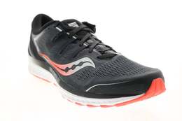 Saucony: Чёрные кроссовки  Guide ISO 2