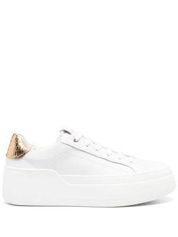 Salvatore Ferragamo: Белые кроссовки 