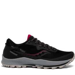 Saucony: Чёрные кроссовки  Peregrine 11