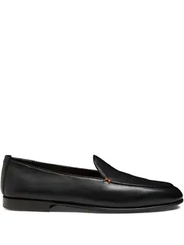 Santoni: Чёрные туфли 