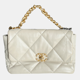 Chanel: Бежевая сумка 