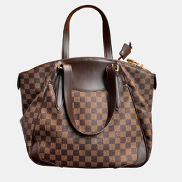 Louis Vuitton: Коричневая сумка 