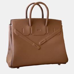 Hermes: Коричневая сумка  Birkin 25