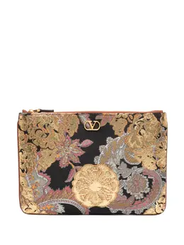 Valentino Garavani: Чёрный клатч 