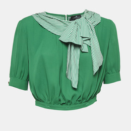 Elisabetta Franchi: Зелёный топ 