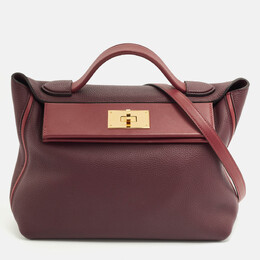 Hermes: Бордовая сумка 
