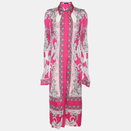 Versace: Розовая рубашка  Baroque