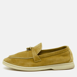 Loro Piana: Жёлтые лоферы 