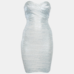 Herve Leger: Голубое платье 