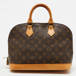 Louis Vuitton: Коричневая сумка 