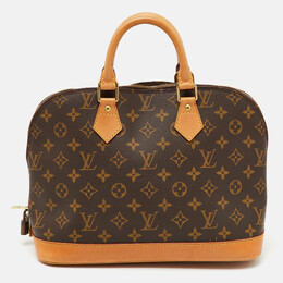Louis Vuitton: Коричневая сумка 