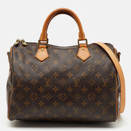 Louis Vuitton: Коричневая сумка  Speedy