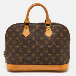 Louis Vuitton: Коричневая сумка 