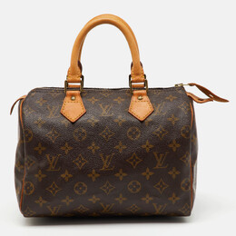 Louis Vuitton: Коричневая сумка  Speedy 25