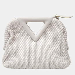 Bottega Veneta: Белая сумка  Point