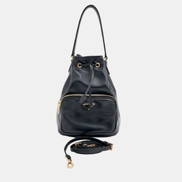 Prada: Чёрная сумка-шоппер 