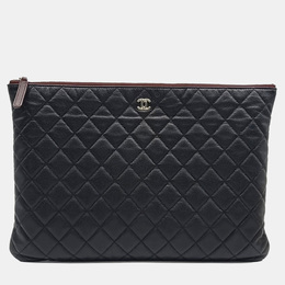 Chanel: Чёрный клатч 