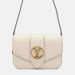 Louis Vuitton: Белая сумка  Pont Neuf