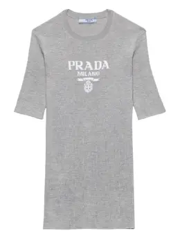 Prada: Трикотажный топ 