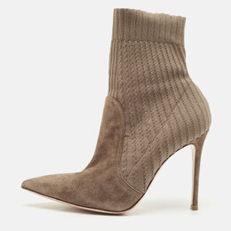 Gianvito Rossi: Коричневые ботинки 
