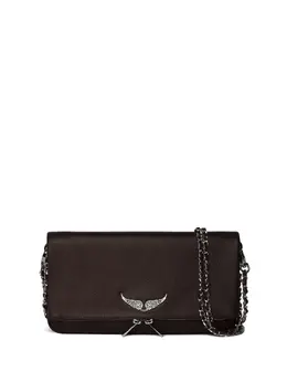 Zadig&Voltaire: Коричневый клатч  Rock