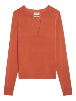Zadig&Voltaire: Оранжевый свитер 