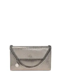 Stella McCartney: Бежевый клатч  Falabella
