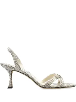 Jimmy Choo: Белые сандалии 