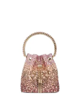 Jimmy Choo: Розовая сумка-шоппер  Bon Bon