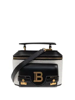 Balmain: Чёрная сумка-шоппер  B-Buzz