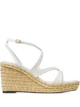 Jimmy Choo: Белые мокасины 