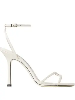 Jimmy Choo: Белые сандалии 