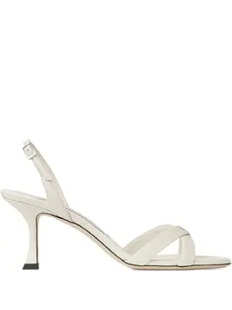 Jimmy Choo: Белые сандалии 