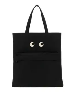 Anya Hindmarch: Чёрная сумка-шоппер 