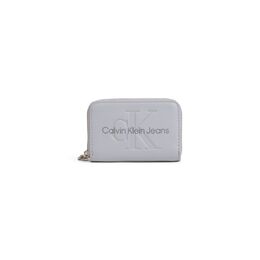 Calvin Klein Jeans: Серый кошелёк 