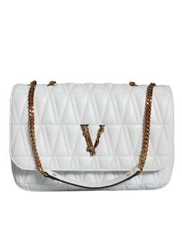 Versace: Белая сумка 