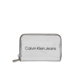 Calvin Klein Jeans: Серый кошелёк 