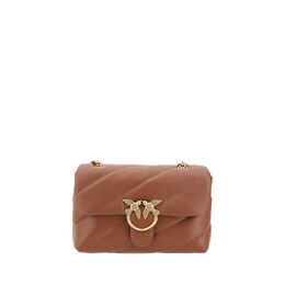 Pinko: Коричневая сумка  Love Classic