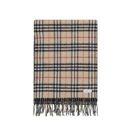 Burberry: Коричневый шарф 
