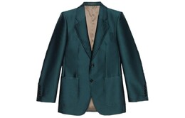 Gucci: Зелёная куртка 