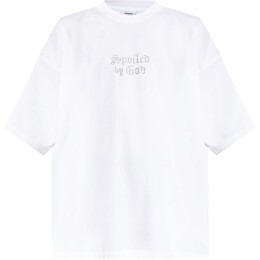 Vetements: Белая футболка 