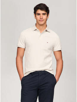 Tommy Hilfiger: Обтягивающая рубашка  Tommy