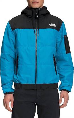 The North Face: Голубая куртка 