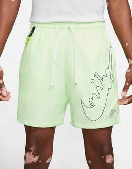Nike: Жёлтые шорты  NSW